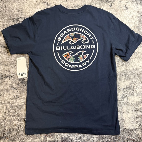 Billabong Other - Billabong Mens Premium Tee Navy Blue Small‎ Short Sleeve Graphic T Shirt